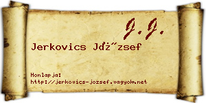 Jerkovics József névjegykártya